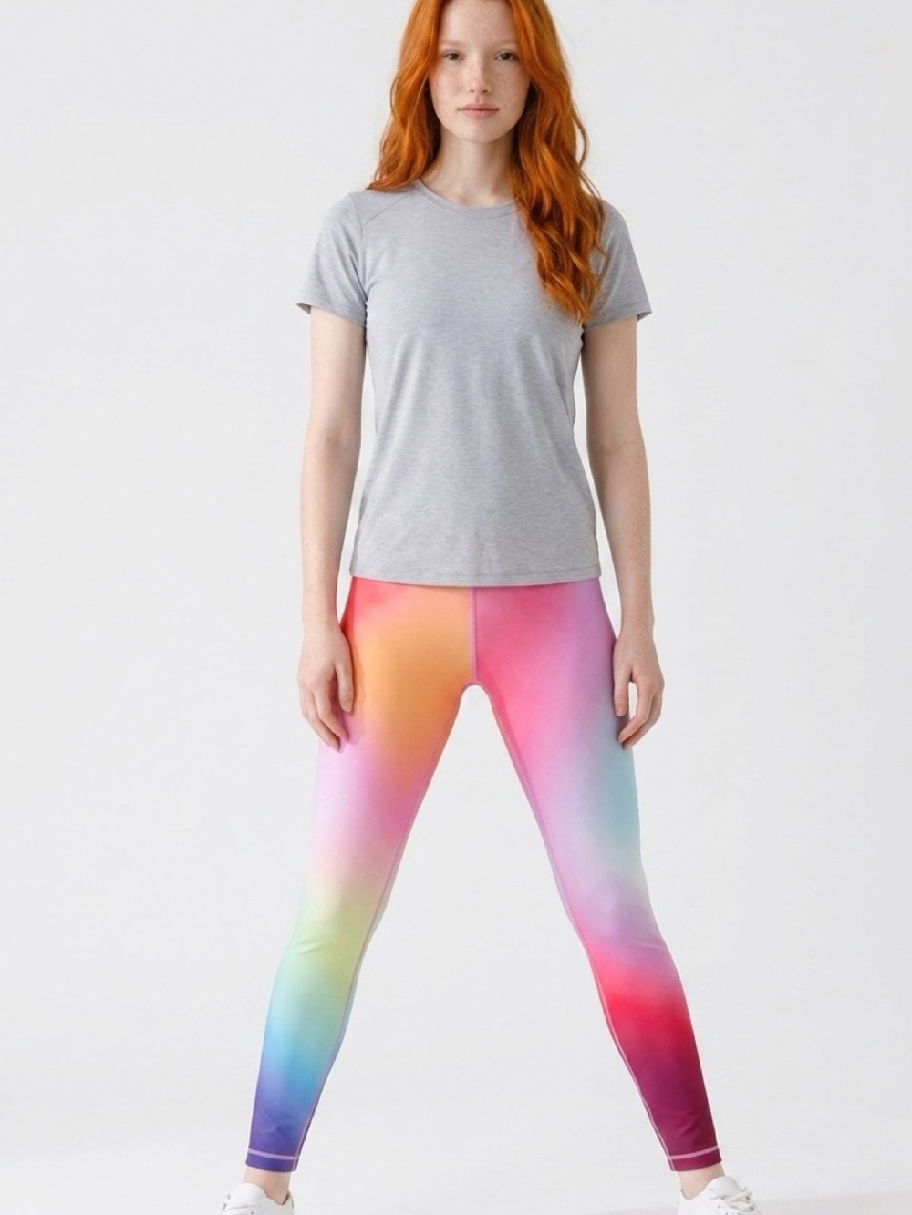 Athleta Love Proudly 7/8 Tight Medium Rainbow Ombre Pride Leggings